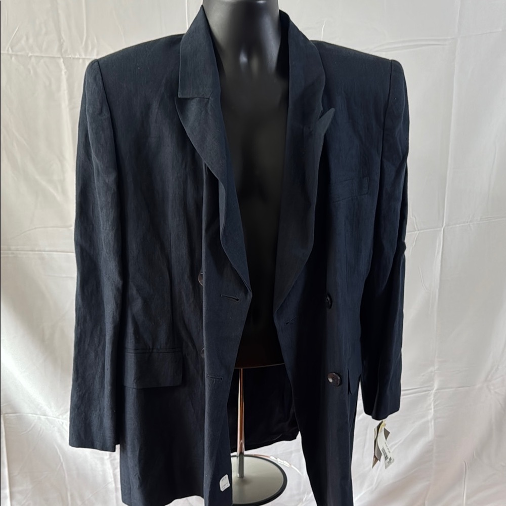 Jones New York Black Blazer Classic Suit Jacket